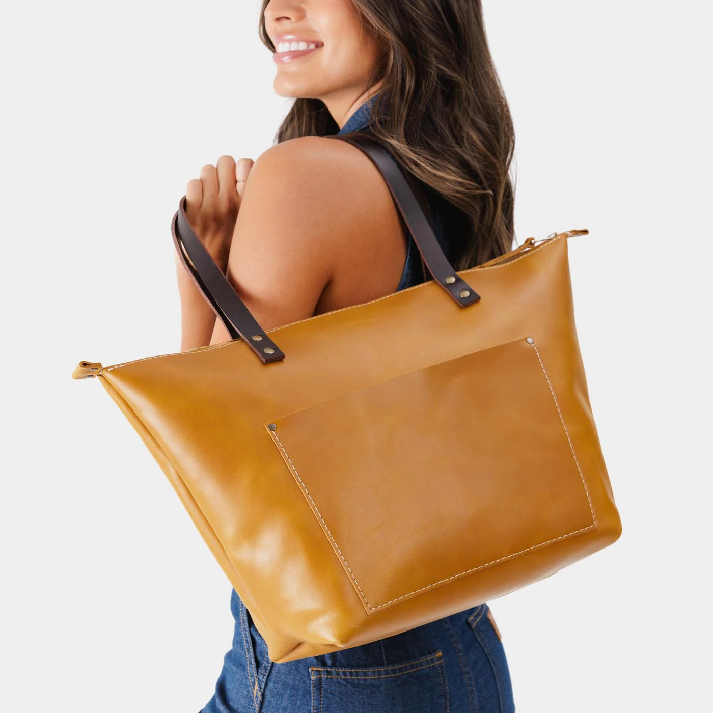 Leather Tote Bag