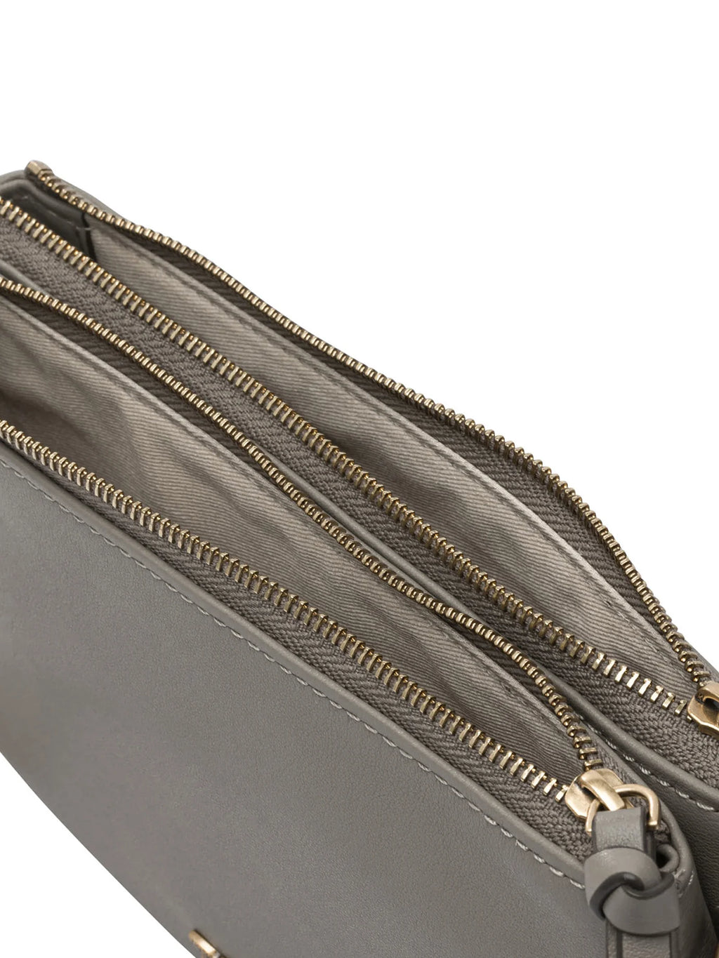 BROWN LEATHER CROSSBODY BAG