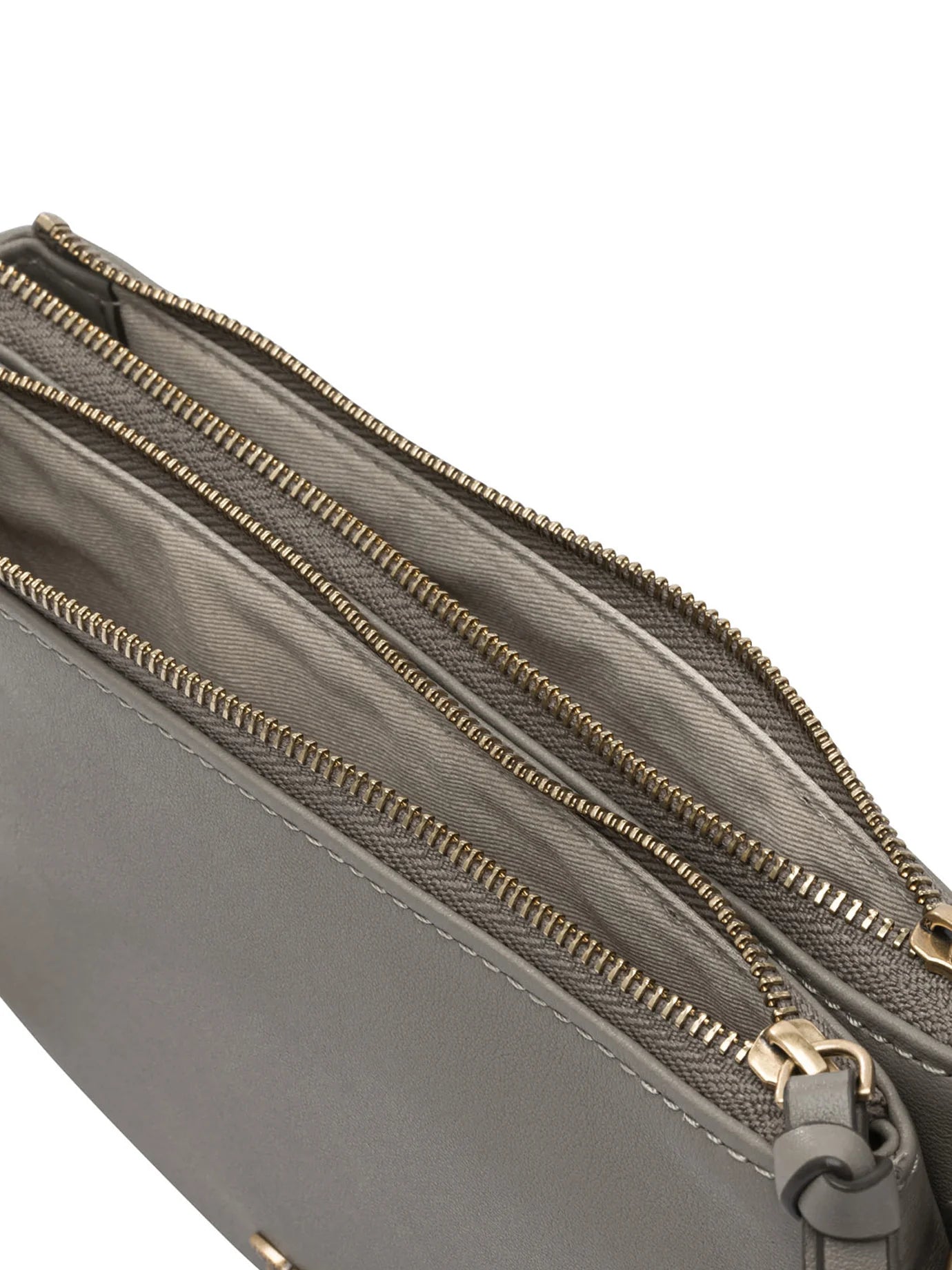 BROWN LEATHER CROSSBODY BAG