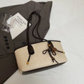 LEFTSIDE PU Leather Shoulder Bags for Women 2025 Winter Y2K Trend Female Crossbody Bag Lady Handbags and Purses Retro Tote Bag