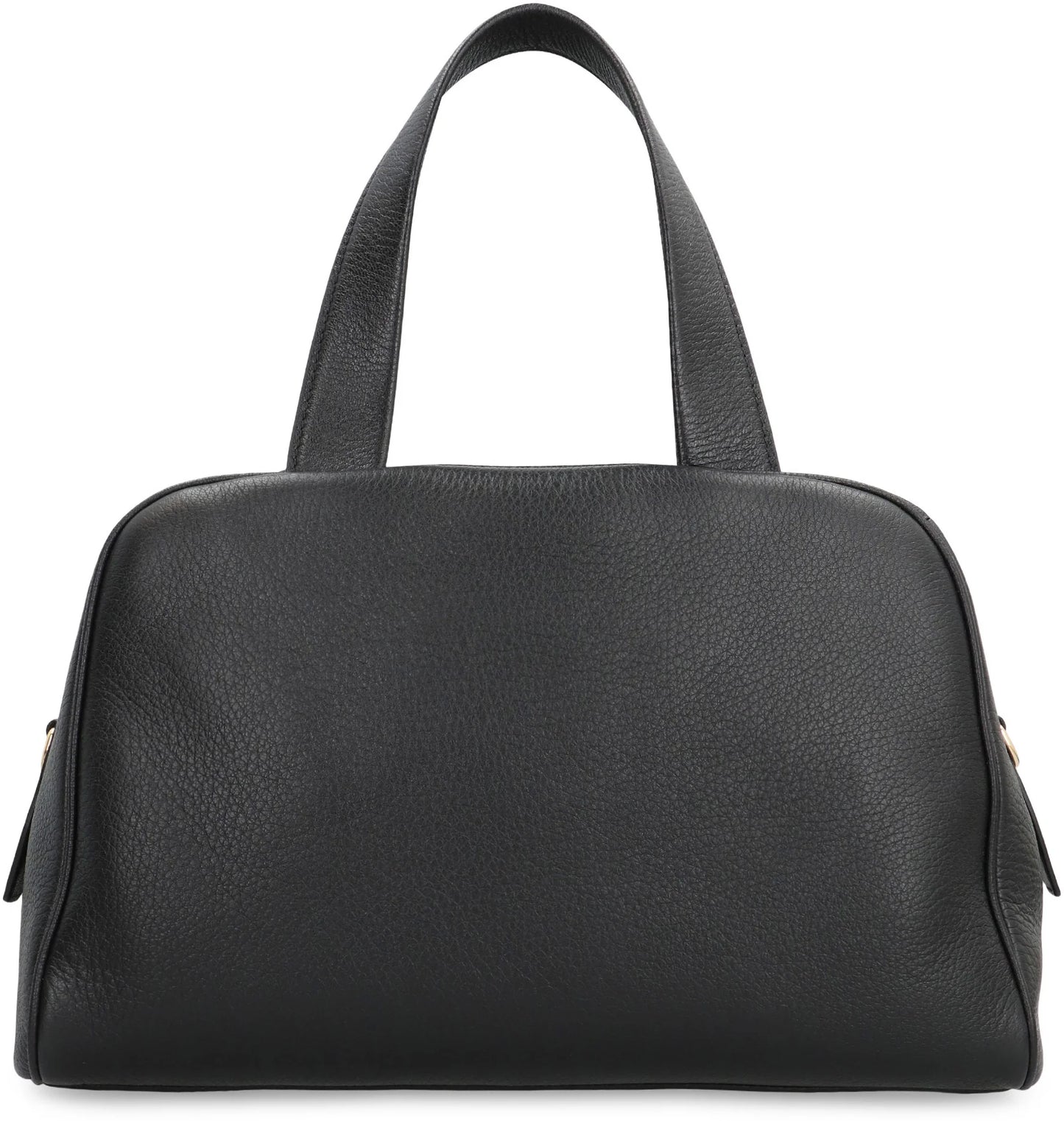 LARGE LEATHER BOSTON BAG