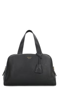 LARGE LEATHER BOSTON BAG