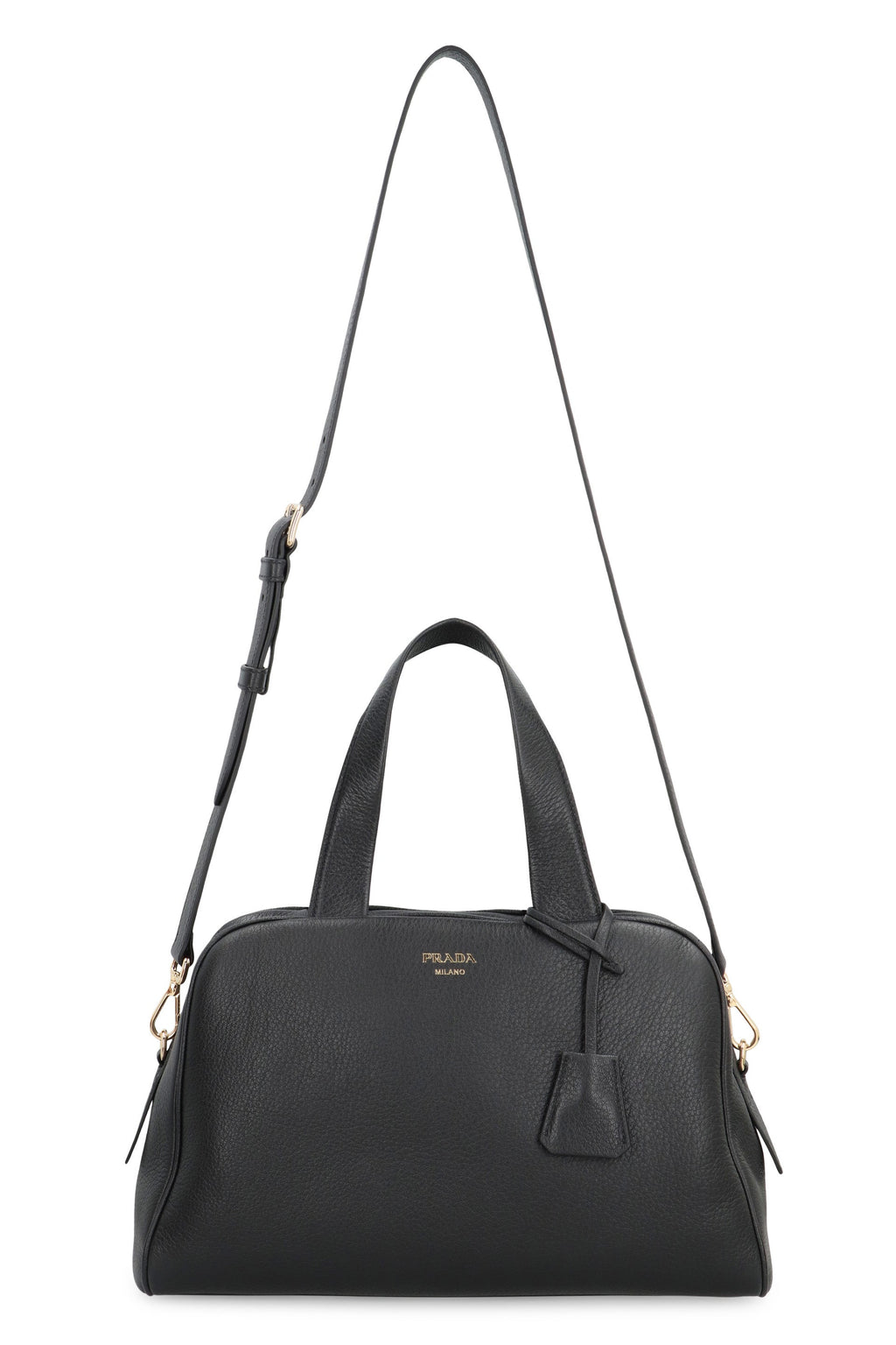 LARGE LEATHER BOSTON BAG