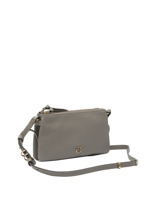 BROWN LEATHER CROSSBODY BAG