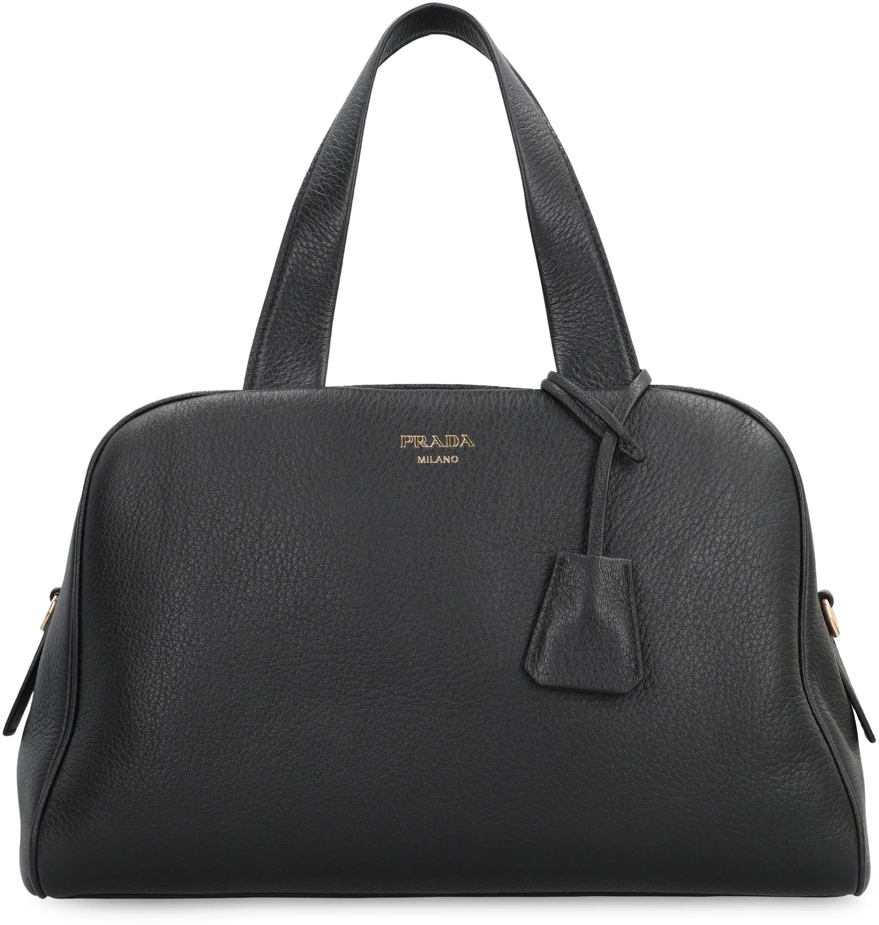 LARGE LEATHER BOSTON BAG