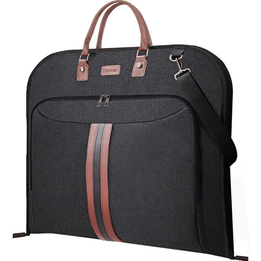 Travel Garment Bag, Travel Suit Bag for Men, 42'' Waterproof Carry on Garment Bag for Hanging Clothes, Garment Duffel Bag for Travel Business