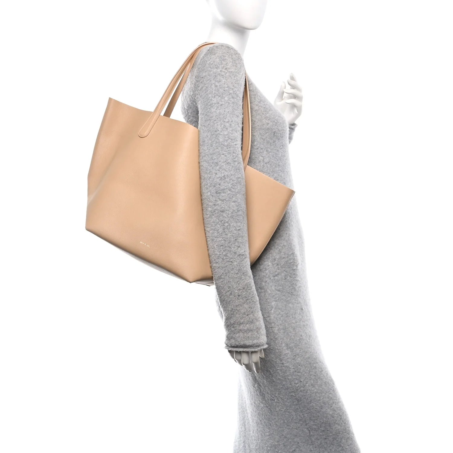 Supple Calfskin Everyday Soft Tote Sandstone