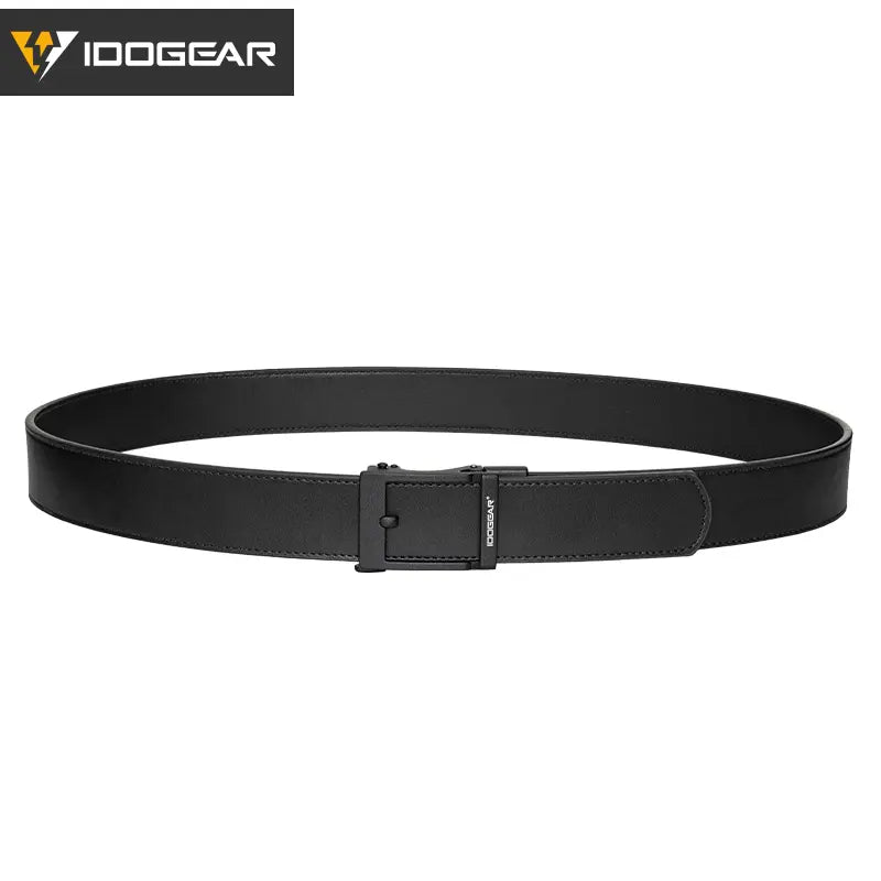 IDOGEAR 1.5" Genuine Leather Belt Men'S EDC Belts Leather Dress CCW Belt 3435