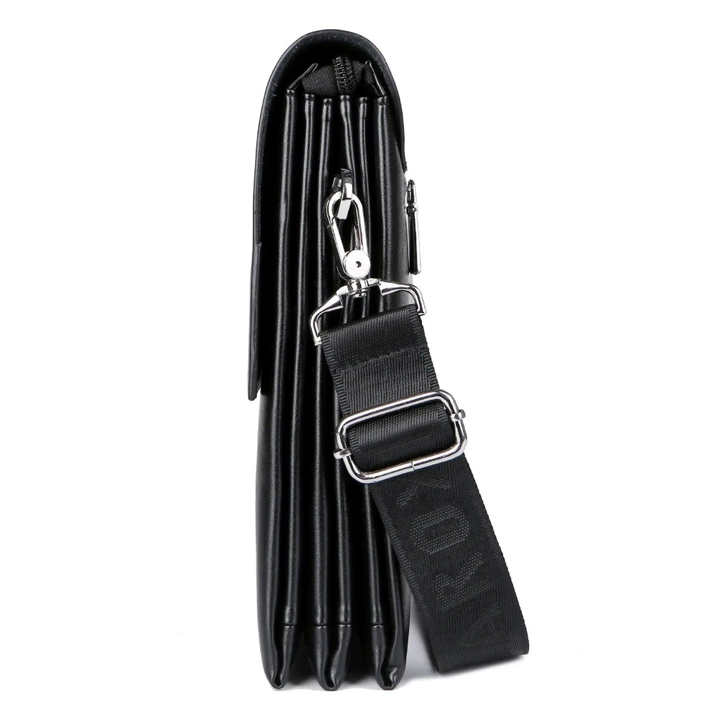 304 Stylish Men'S Vertical Crossbody Bag - Checkered Leather Shoulder Bag for Office & Casual Outings Saro Men'S Checkered Leather Shoulder Bag - Minimalist Vertical Crossbody Bag for Men