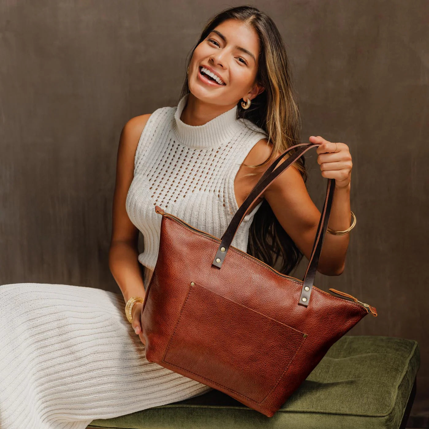 Leather Tote Bag