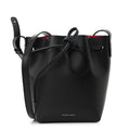 Calfskin Mini Mini Bucket Bag Black Flamma