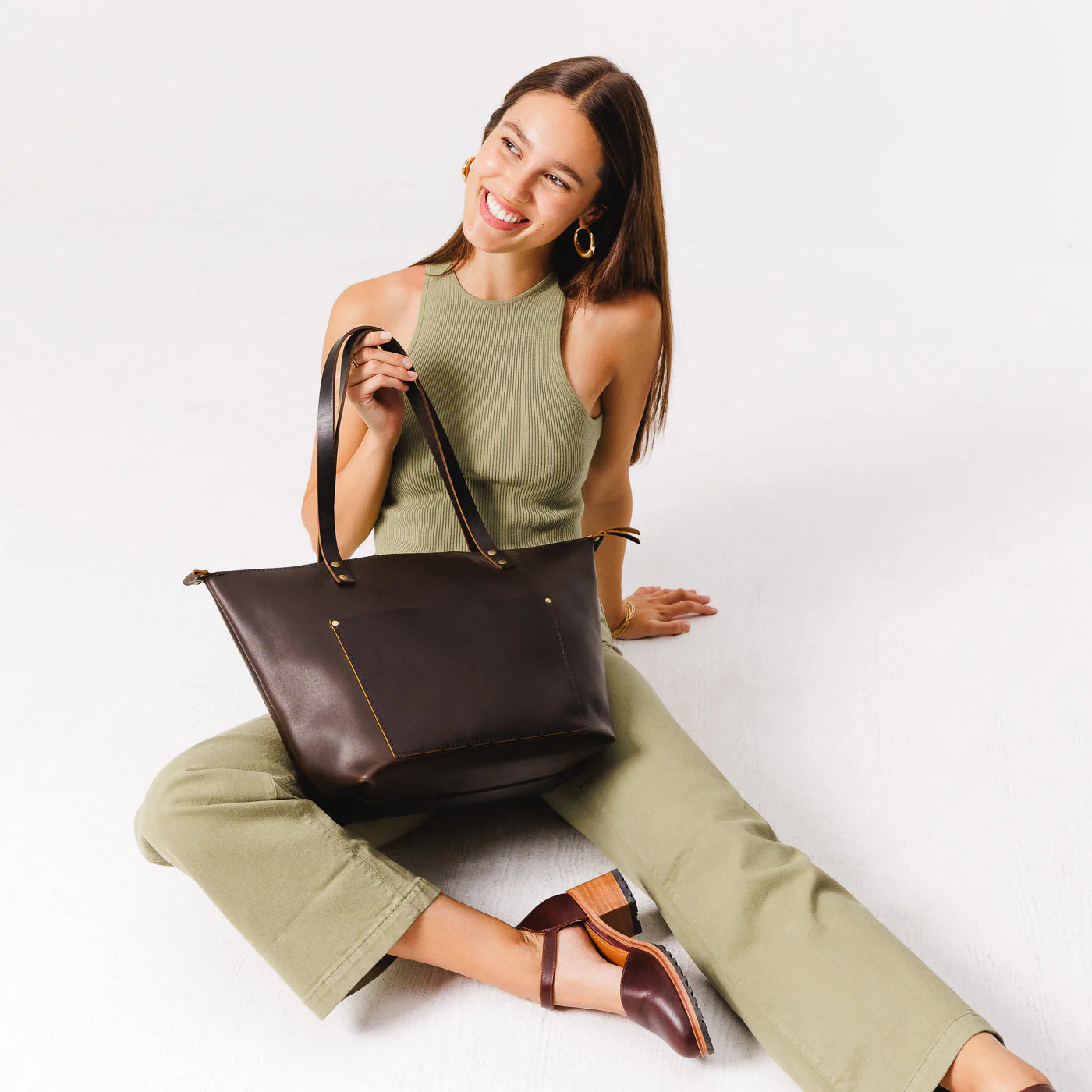 Leather Tote Bag