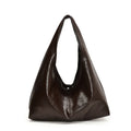 Designer Large PU Leather Hobo Underarm Bags Lady Fashion Shoulder Party Bag for Women New Trend Y2K Casual Handbags and Purses