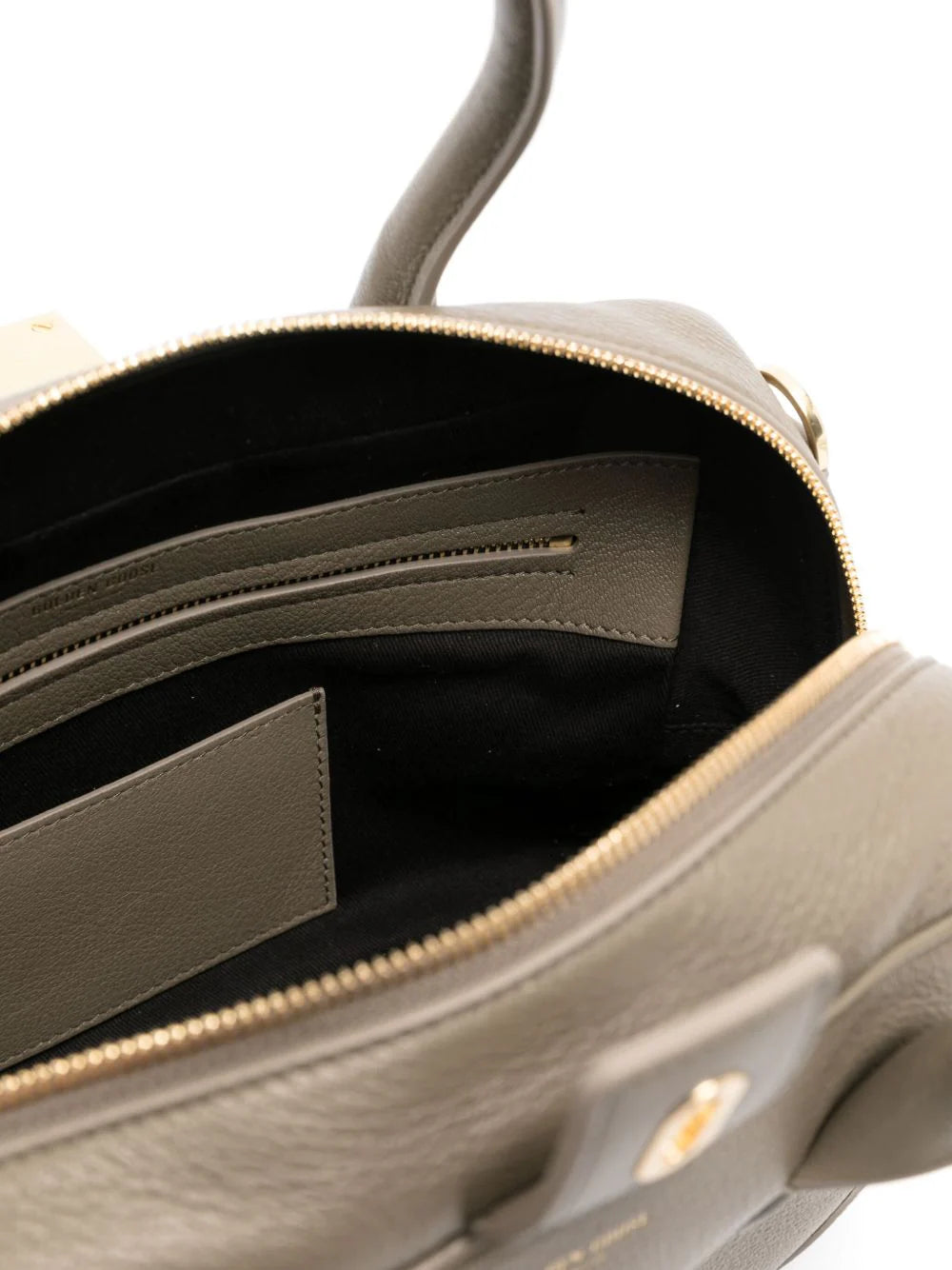 LEATHER TOTE BAG with ZIP CLOSURE